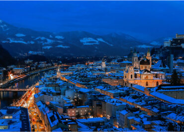 Blaue Stunde Salzburg . Franz Ketter . Schwanenstadt