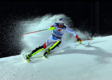 Nachtslalom Flachau . Josef Pult . Schwanenstadt