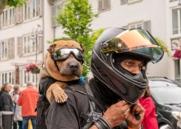 Zwei echte Biker . Franz Stiglbauer . Ort